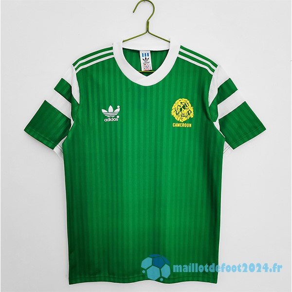 Nouveau Domicile Maillot Cameroun Retro 1990 Vert