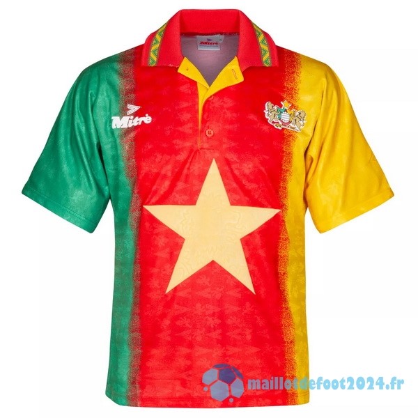 Nouveau Domicile Maillot Cameroun Retro 1994 Orange