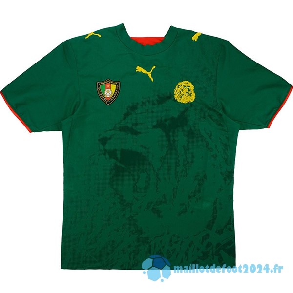 Nouveau Domicile Maillot Cameroun Retro 2006 Vert