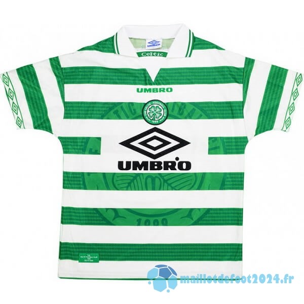 Nouveau Domicile Maillot Celtic Retro 1997 1999 Vert