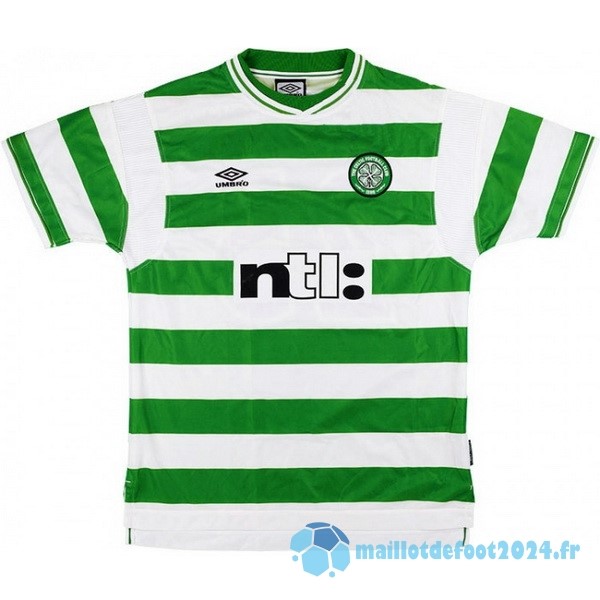 Nouveau Domicile Maillot Celtic Retro 1999 2001 Vert