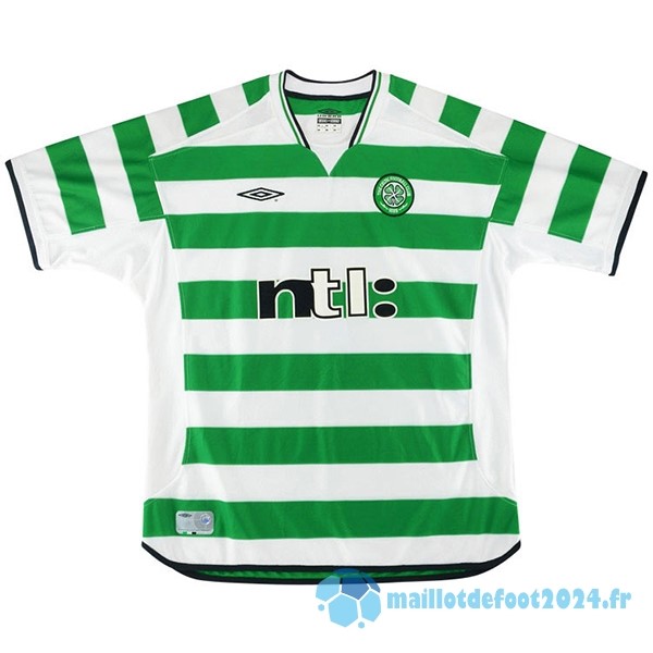 Nouveau Domicile Maillot Celtic Retro 2001 2003 Vert