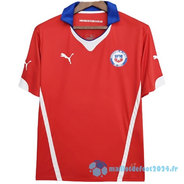 Nouveau Domicile Maillot Chili Retro 2004 Rouge