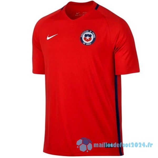 Nouveau Domicile Maillot Chili Retro 2016 Rouge