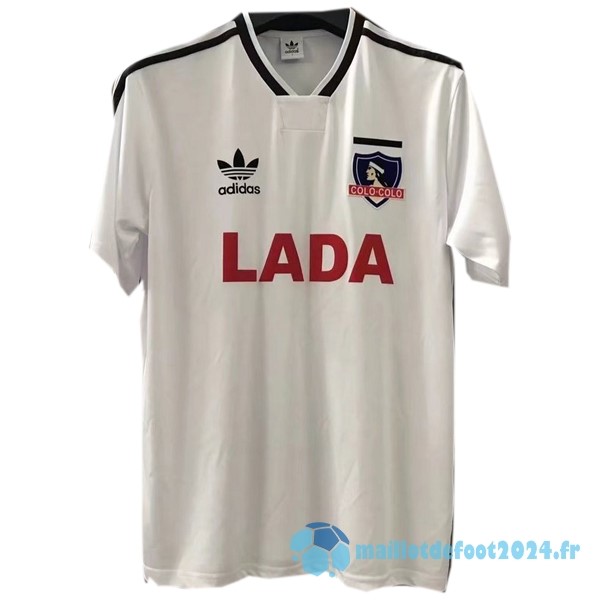 Nouveau Domicile Maillot Colo Colo Retro 1991 Blanc