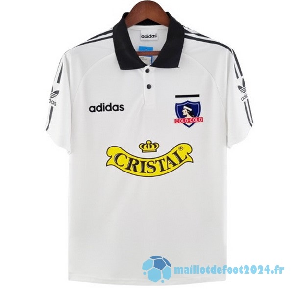 Nouveau Domicile Maillot Colo Colo Retro 1992 1993 Blanc