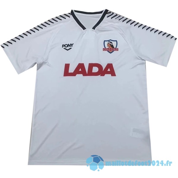 Nouveau Domicile Maillot Colo Colo Retro 1992 Blanc