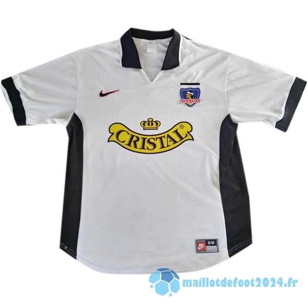 Nouveau Domicile Maillot Colo Colo Retro 1997 1998 Blanc