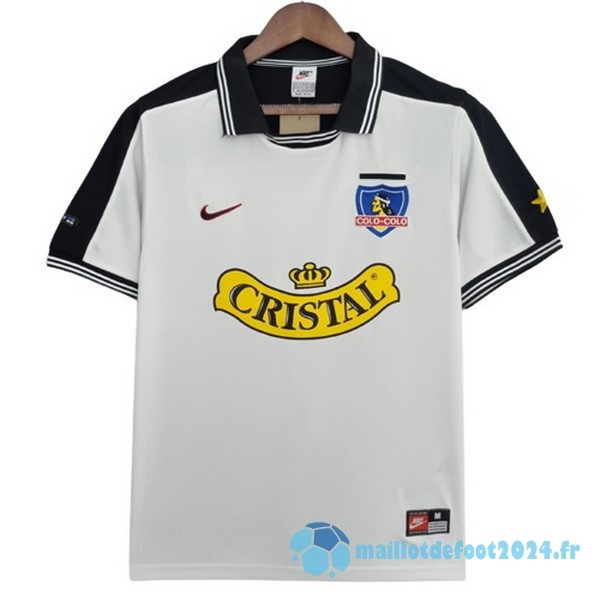 Nouveau Domicile Maillot Colo Colo Retro 1999 Blanc