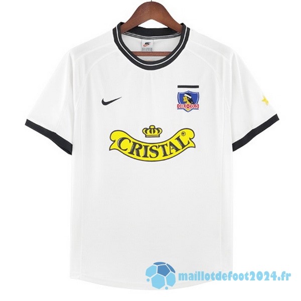 Nouveau Domicile Maillot Colo Colo Retro 2000 2001 Blanc