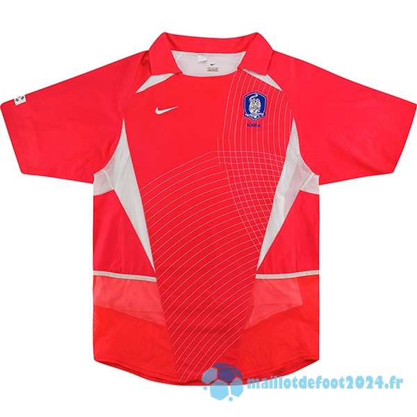 Nouveau Domicile Maillot Corée Retro 2002 2003 Rouge