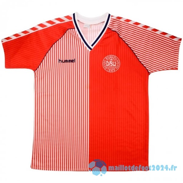 Nouveau Domicile Maillot Danemark Retro 1986 Rouge