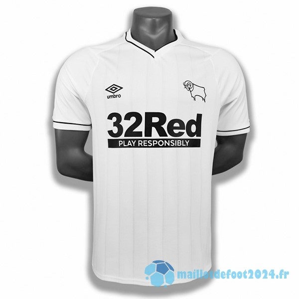 Nouveau Domicile Maillot Derby County Retro 2020 2021 Blanc