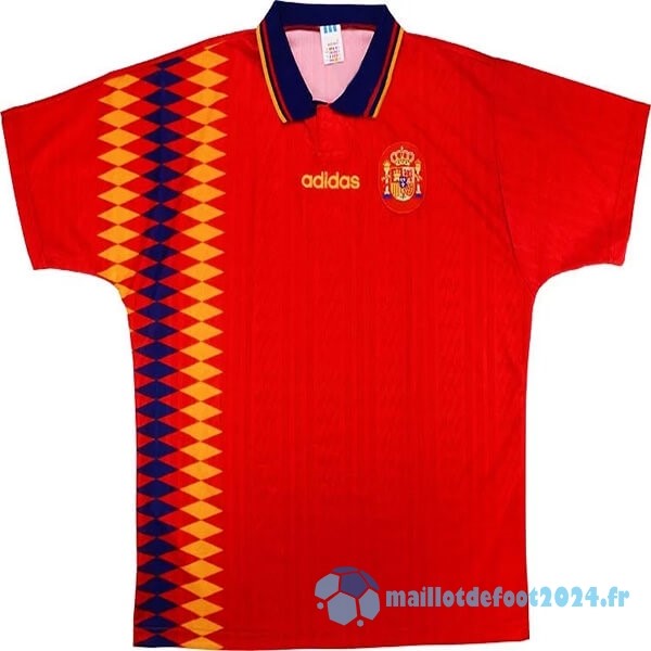 Nouveau Domicile Maillot Espagne Retro 1994 Rouge