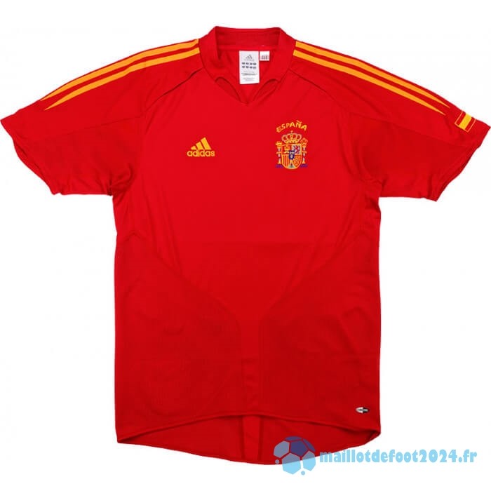 Nouveau Domicile Maillot Espagne Retro 2004 2006 Rouge