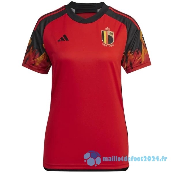 Nouveau Domicile Maillot Femme Belgique 2022 Rouge