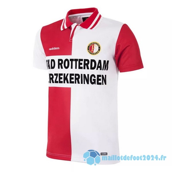 Nouveau Domicile Maillot Feyenoord Rotterdam Retro 1995 Rouge Blanc