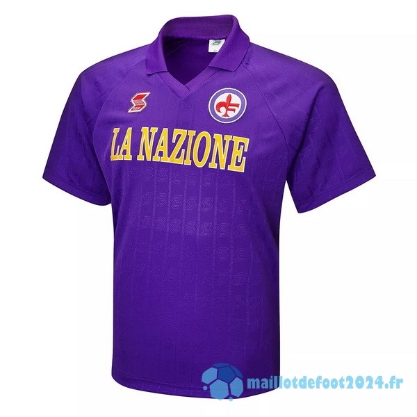 Nouveau Domicile Maillot Fiorentina Retro 1989 1991 Purpura