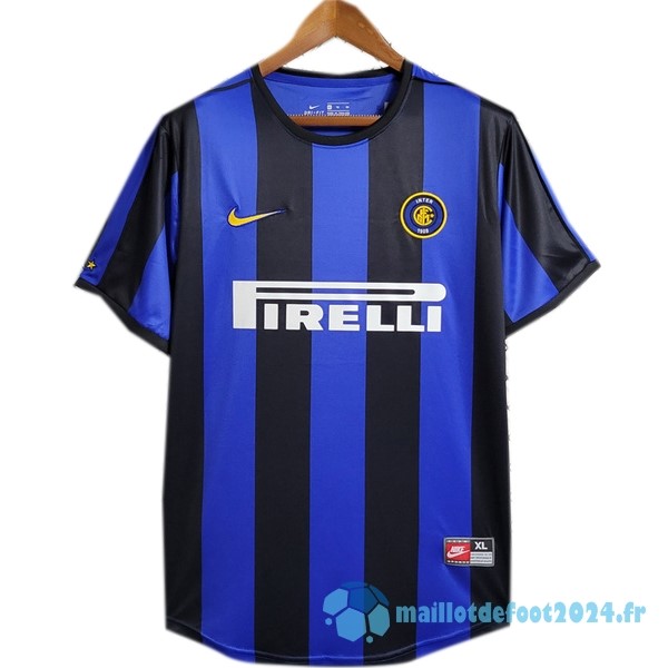 Nouveau Domicile Maillot Inter Milán Retro 1999 2000 Bleu