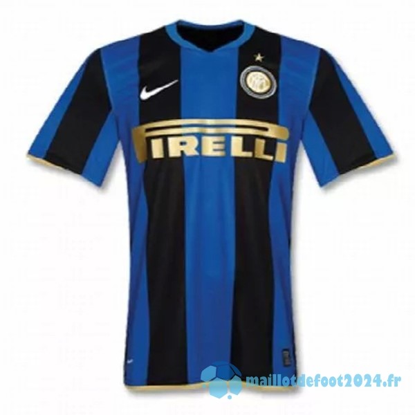 Nouveau Domicile Maillot Inter Milán Retro 2008 2009 Bleu