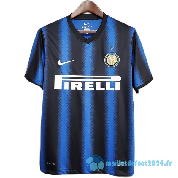 Nouveau Domicile Maillot Inter Milán Retro 2010 2011 Bleu