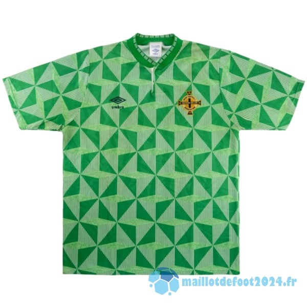 Nouveau Domicile Maillot Irlande Del Norte Retro 1990 1992 Vert