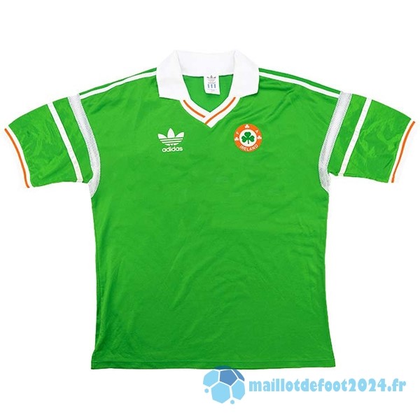 Nouveau Domicile Maillot Irlande Retro 1988 1990 Vert