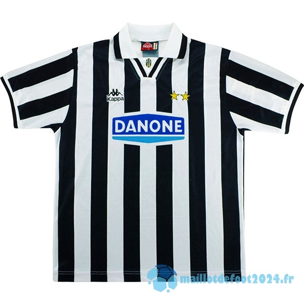 Nouveau Domicile Maillot Juventus Retro 1994 1995 Noir Blanc