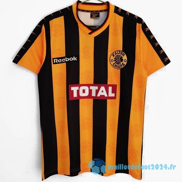 Nouveau Domicile Maillot Kaizer Chiefs Retro 1998 1999 Jaune