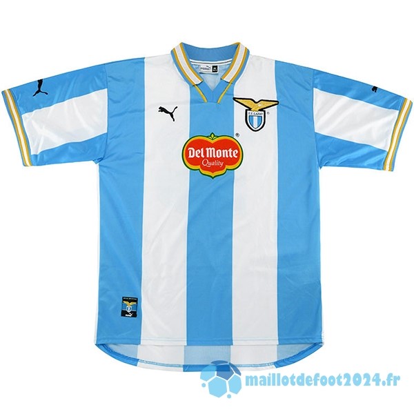 Nouveau Domicile Maillot Lazio Retro 1999 2000 Bleu Blanc