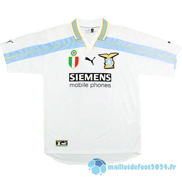 Nouveau Domicile Maillot Lazio Retro 2000 2002 Blanc