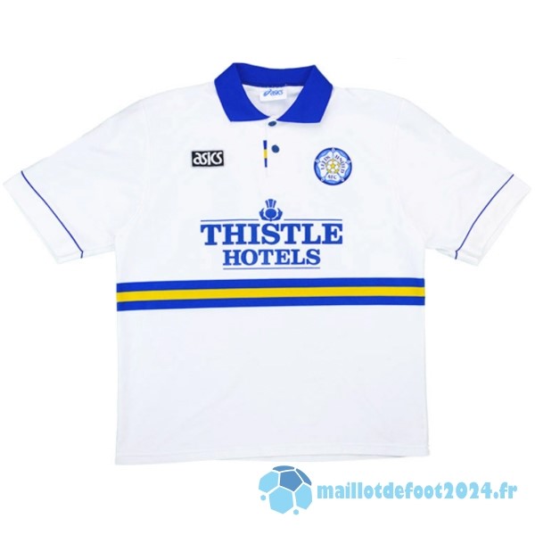 Nouveau Domicile Maillot Leeds United Retro 1993 1995 Blanc