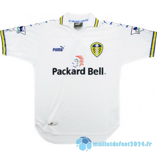 Nouveau Domicile Maillot Leeds United Retro 1999 2000 Blanc