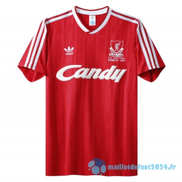 Nouveau Domicile Maillot Liverpool Retro 1988 1991 Rouge