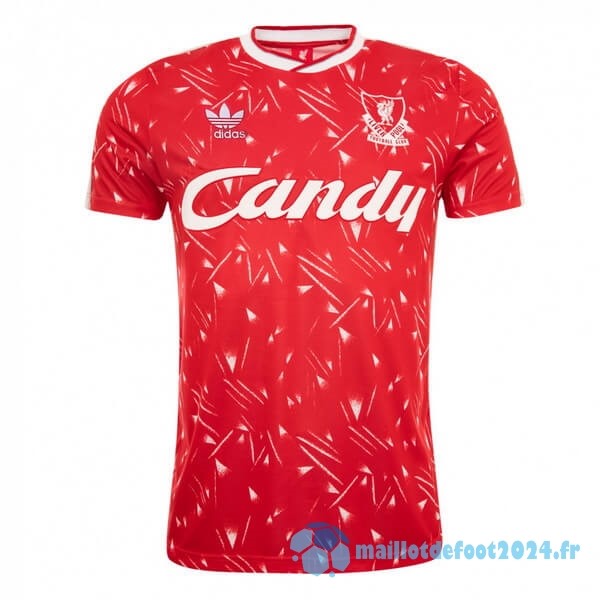 Nouveau Domicile Maillot Liverpool Retro 1989 1990 Rouge