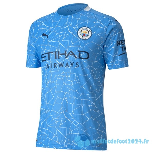 Nouveau Domicile Maillot Manchester City Retro 2020 2021 Bleu