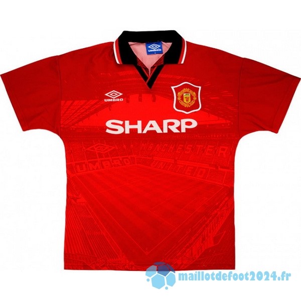 Nouveau Domicile Maillot Manchester United Retro 1994 1996 Rouge