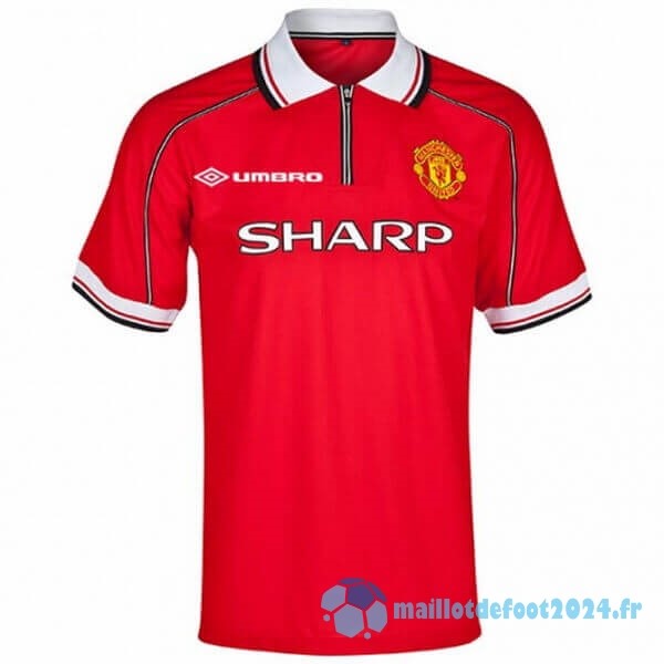 Nouveau Domicile Maillot Manchester United Retro 1998 1999 Rouge