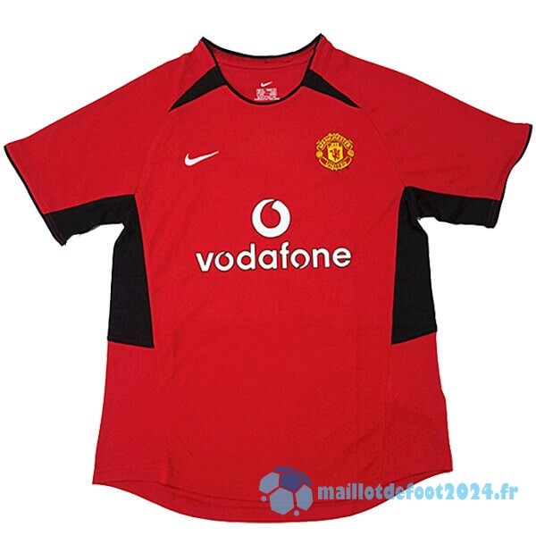 Nouveau Domicile Maillot Manchester United Retro 2002 2003 Rouge