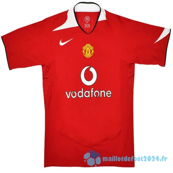 Nouveau Domicile Maillot Manchester United Retro 2005 2006 Rouge