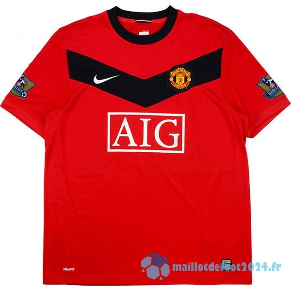 Nouveau Domicile Maillot Manchester United Retro 2009 2010 Rouge