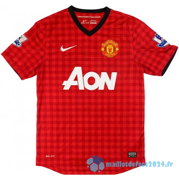 Nouveau Domicile Maillot Manchester United Retro 2012 2013 Rouge