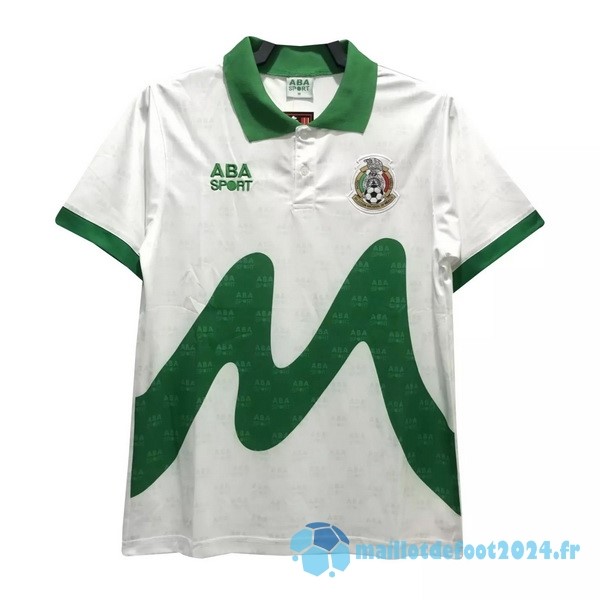 Nouveau Domicile Maillot Mexico Retro 1995 Blanc