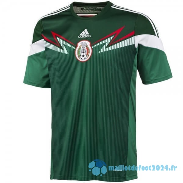 Nouveau Domicile Maillot Mexico Retro 2014 Vert