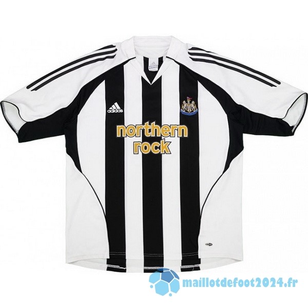 Nouveau Domicile Maillot Newcastle United Retro 2005 2006 Noir Blanc