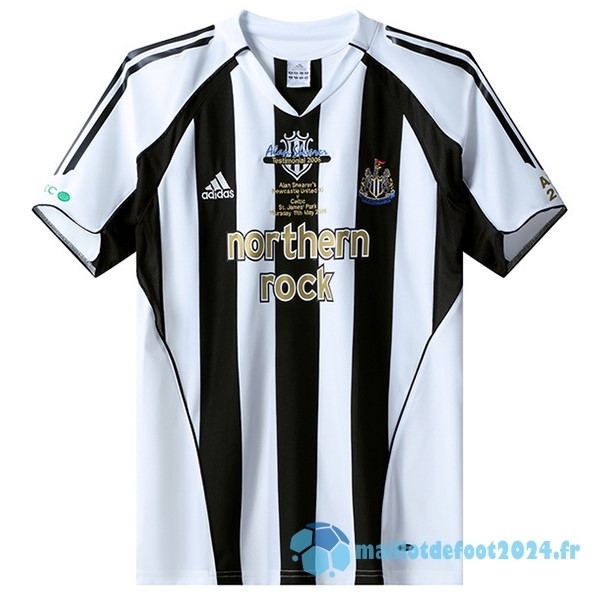 Nouveau Domicile Maillot Newcastle United Retro 2006 Noir Blanc