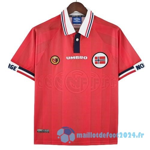 Nouveau Domicile Maillot Norvège Retro 1998 1999 Rouge