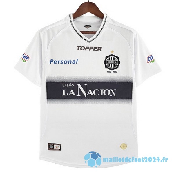 Nouveau Domicile Maillot Olimpia Retro 2002 Blanc