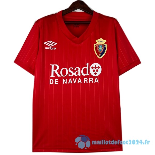 Nouveau Domicile Maillot Osasuna Retro 1987 1988 Rouge