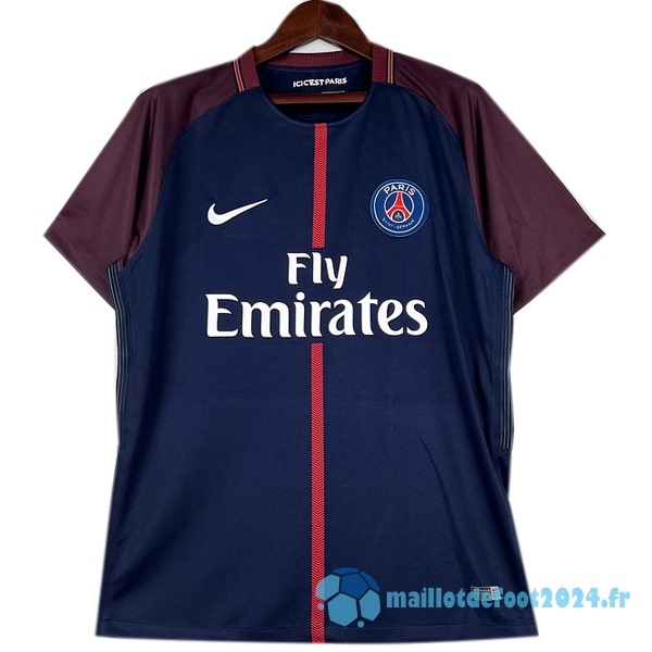 Nouveau Domicile Maillot Paris Saint Germain Retro 2017 2018 Bleu